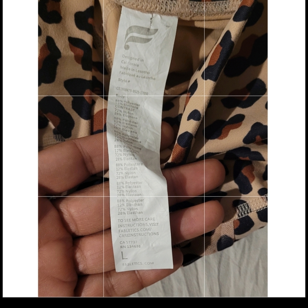 Leopard printed bra & tights